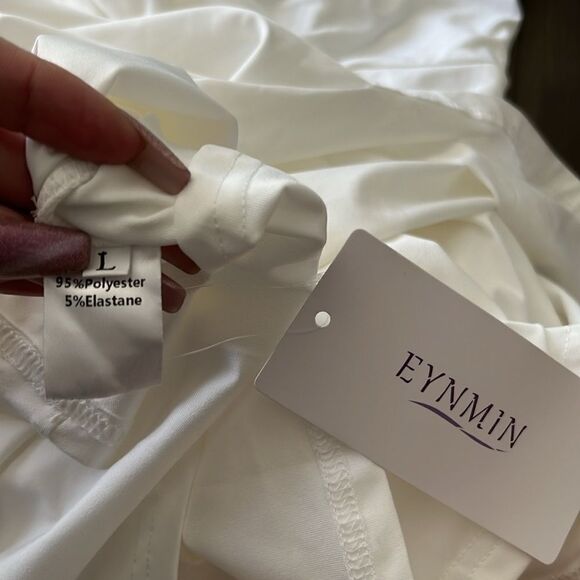 NWT Elegant Sexy Mermaid White Wedding Body Con Long Gown - Picture 16 of 16